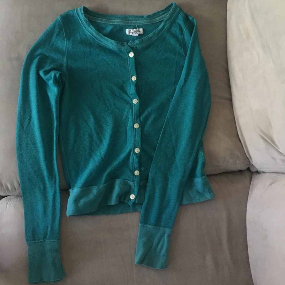 Aeropostale Button-up Shirt/Cardigan